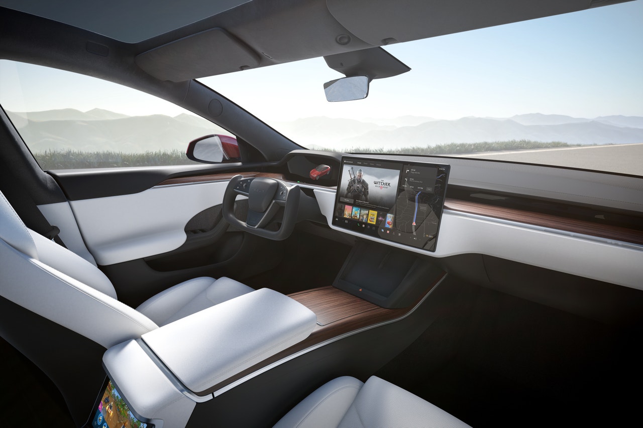 Tesla Model S touchscreen