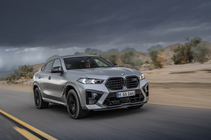 2024 BMW X6 M on the road