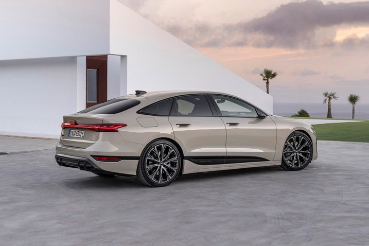 2026 Audi A6 E-Tron Sportback rear 3/4