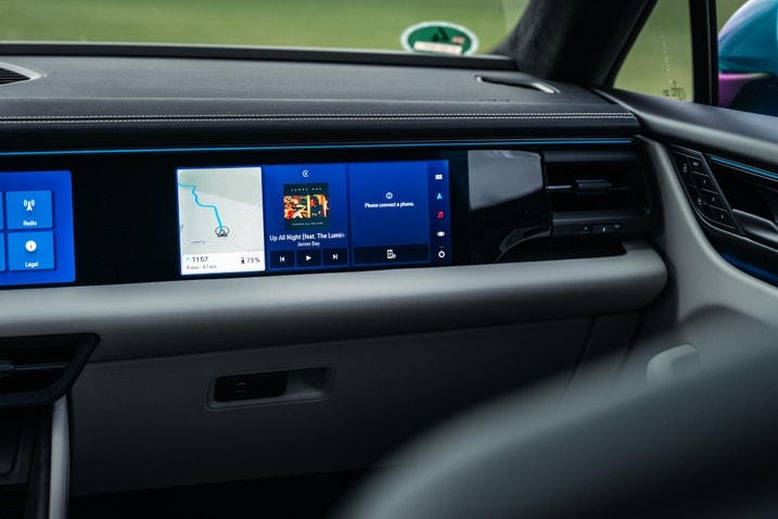 2025 Porsche Macan EV Base Passenger Screen
