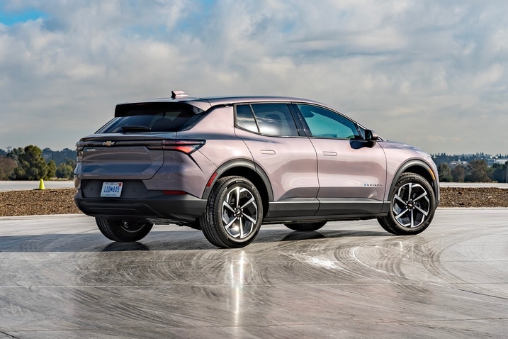 2025 Chevy Equinox EV rear 3/4