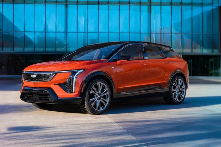 2025 Cadillac Optiq front 3/4