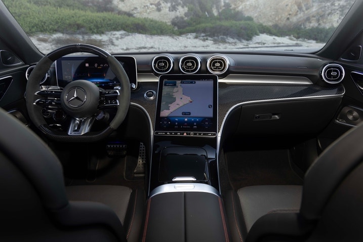 2024 Mercedes-AMG C 63 E Performance Interior Touchscreen