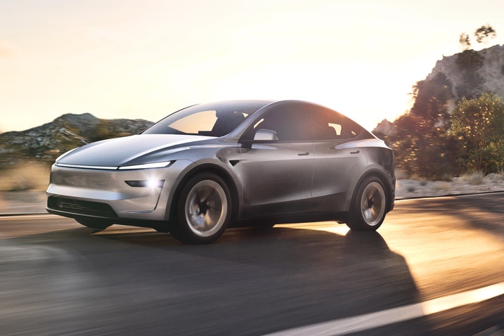 2025 Tesla Model Y front profile
