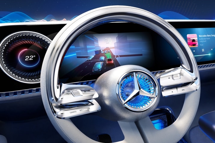 Mercedes-Benz instrument panel concept