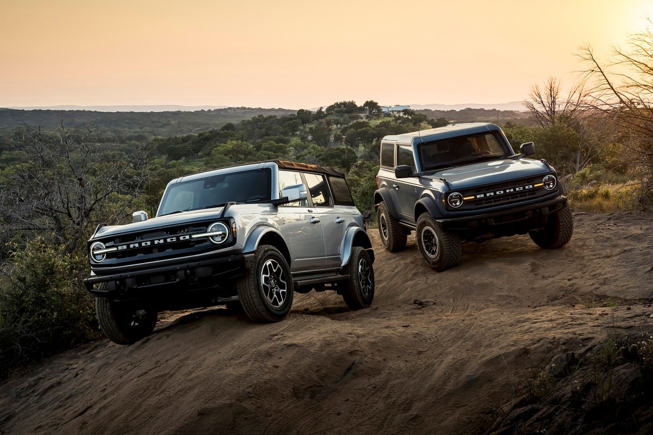 Ford Bronco 2- and 4-door SUVs