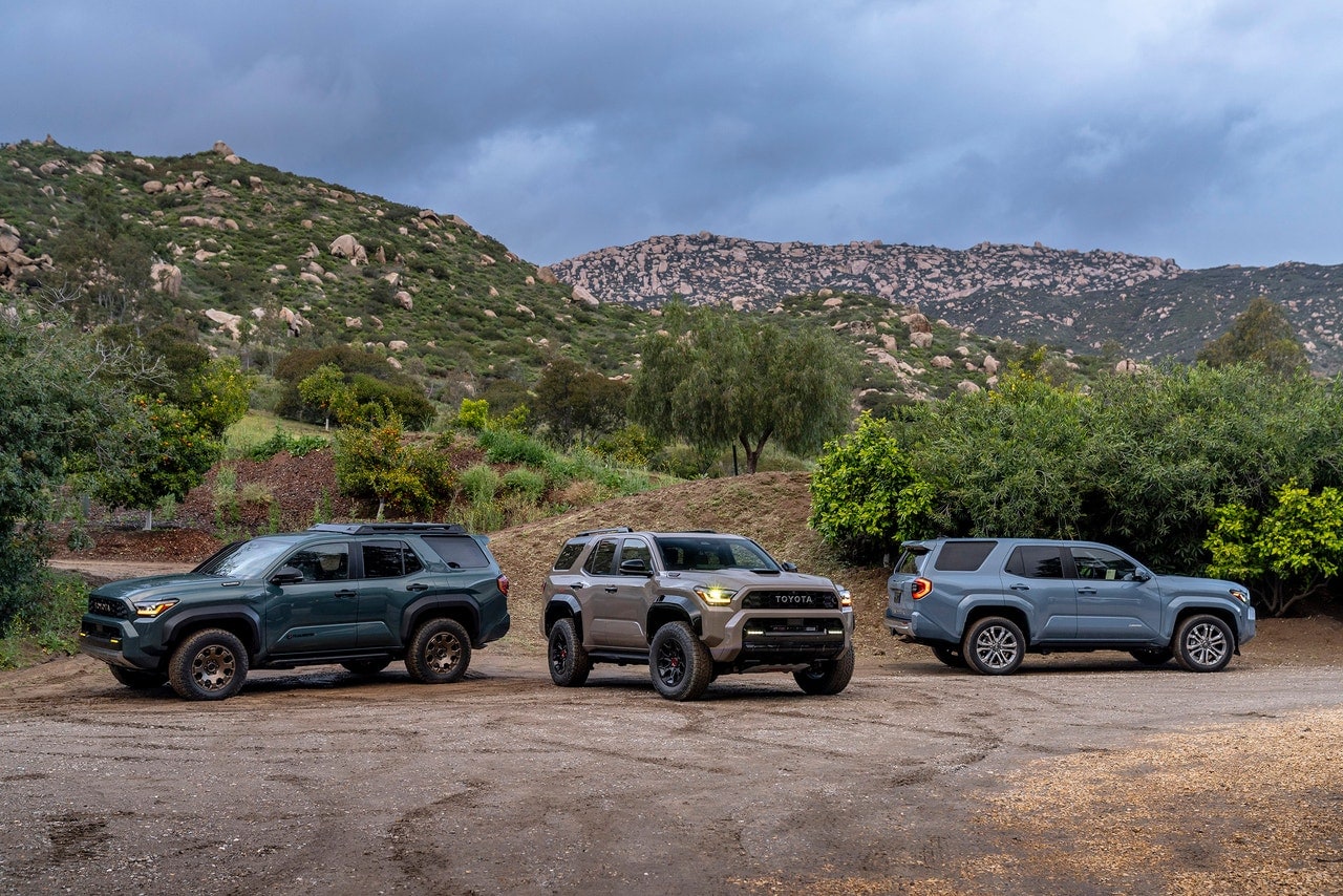 2025 Toyota 4Runner trio