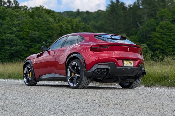 2024 Ferrari Purosangue rear 3/4