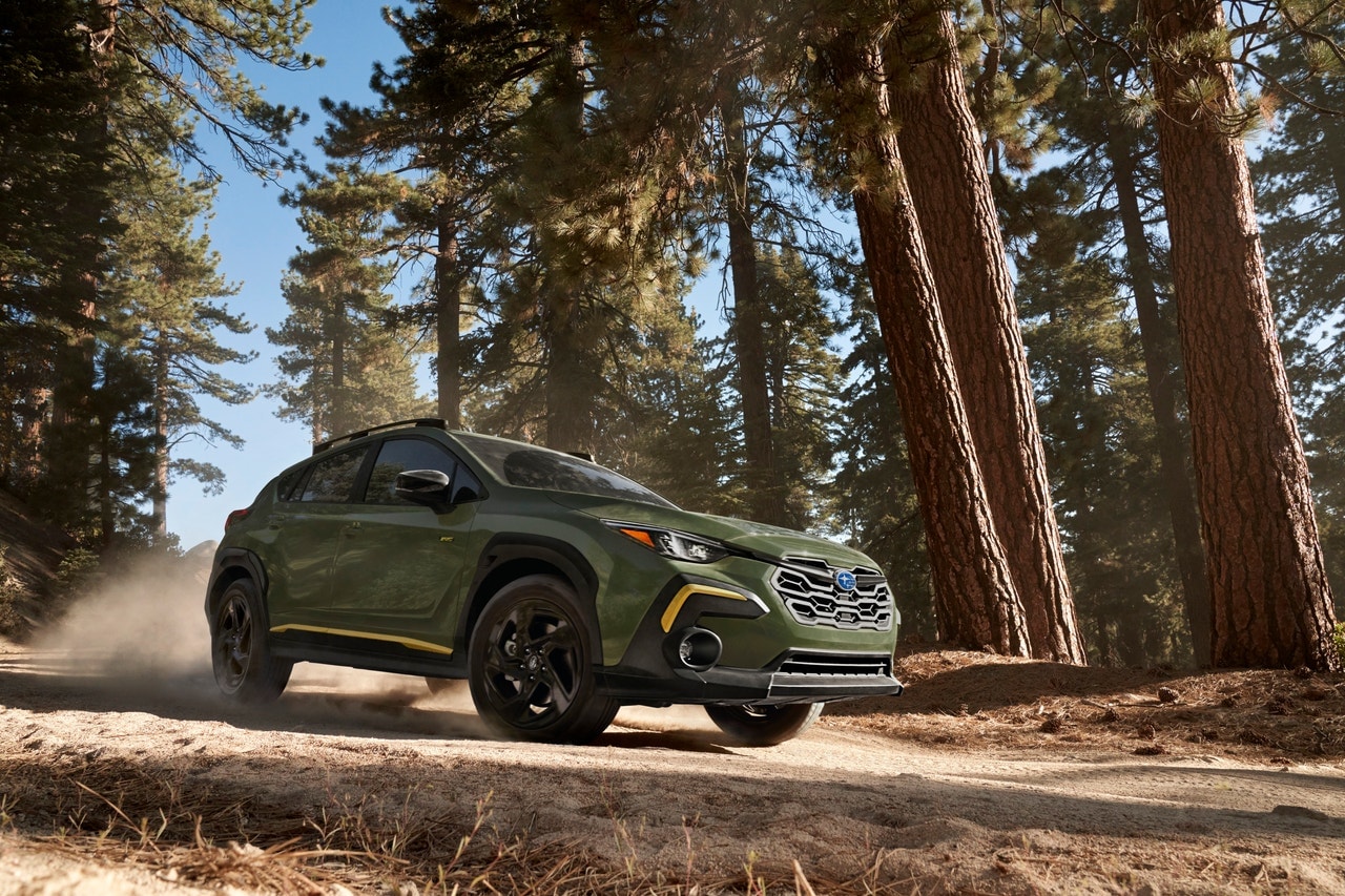2024 Subaru Crosstrek on the trail