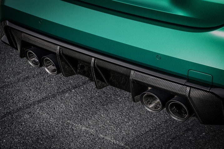 2025 BMW M4 CS rear diffuser
