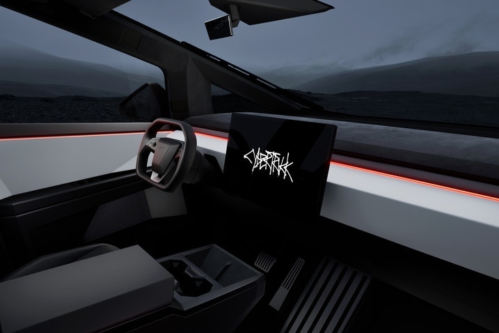 Tesla Cybertruck interior