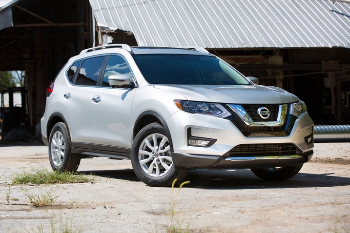 Nissan Rogue SV 4dr SUV Exterior. Premium Package Shown.
