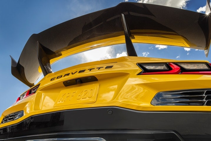 Chevrolet Corvette ZR1 Coupe with ZTK Performance Package Rear Wing