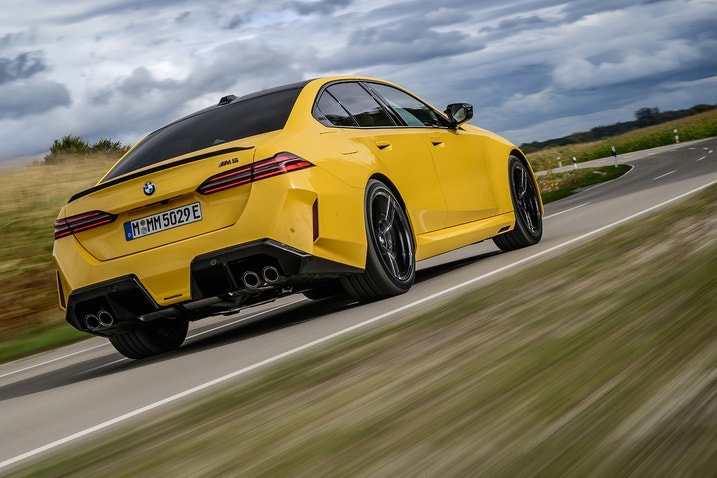 2025 BMW M5 driving