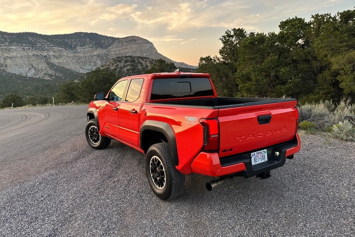 Long-term 2024 Toyota Tacoma rear 3/4