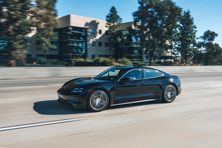 2025 Porsche Taycan Prototype profile