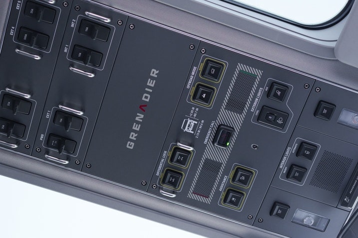 2023 Ineos Grenadier interior detail