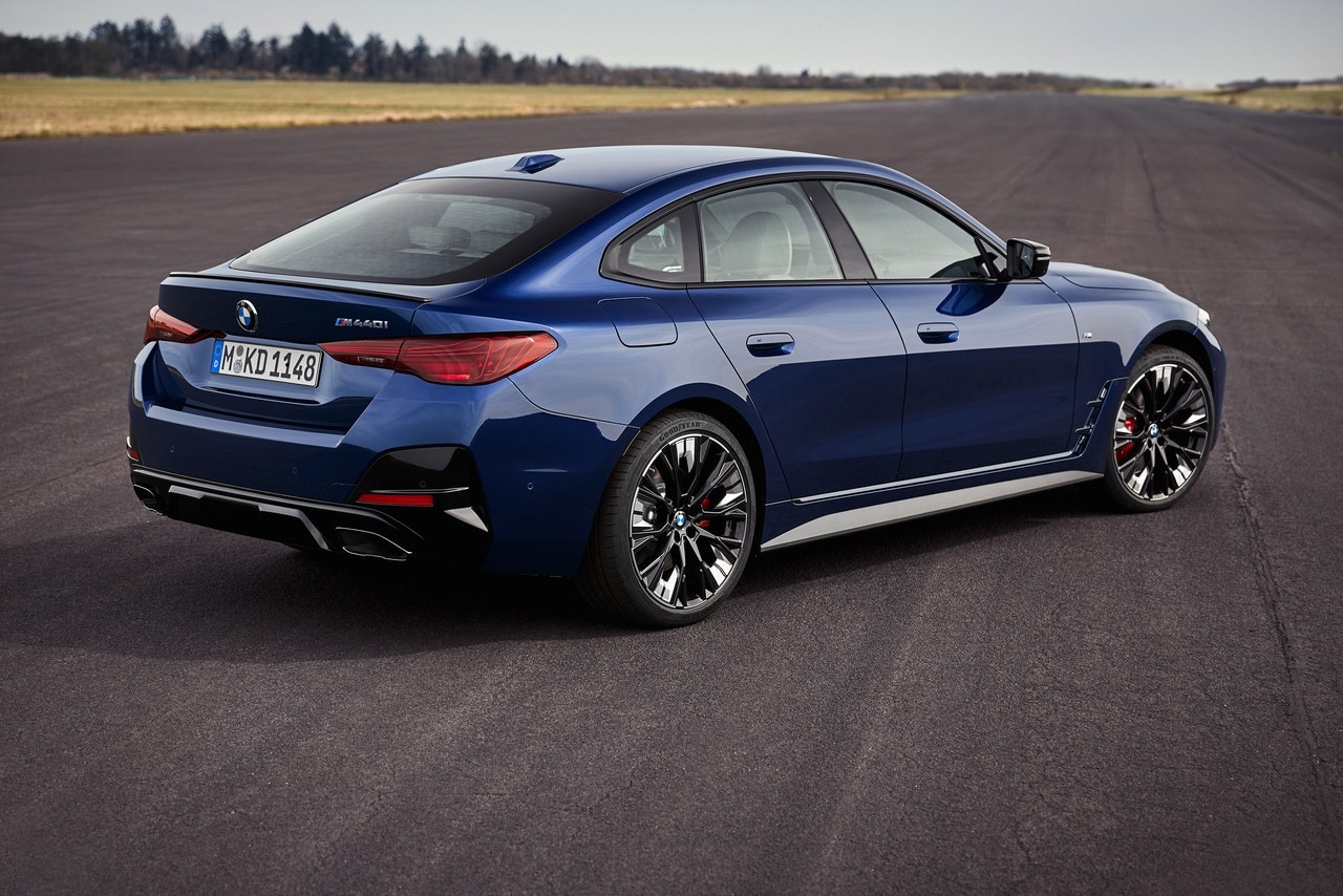 2025 BMW 4 Series Gran Coupe rear 3/4