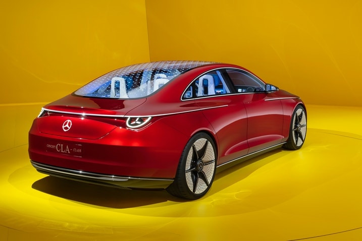 Mercedes' New Concept CLA Coupe Targets Big Range, Efficiency in a Smaller  Package