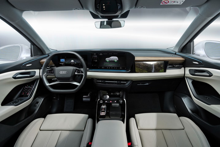 2025 Audi Q6 e-tron dashboard