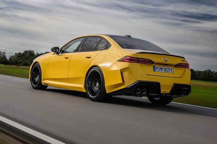 2025 BMW M5 driving