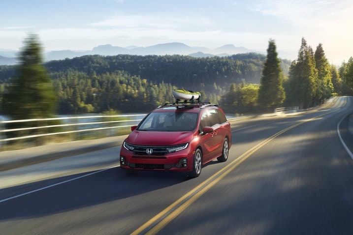 2025 Honda Odyssey on the road