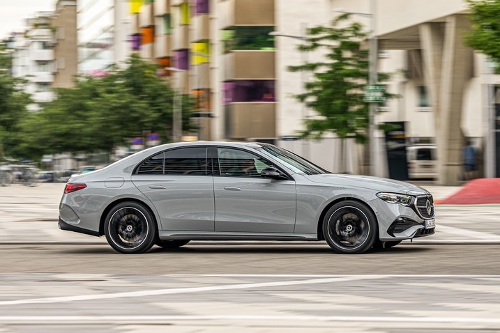 2024 Mercedes-Benz E-Class on the road