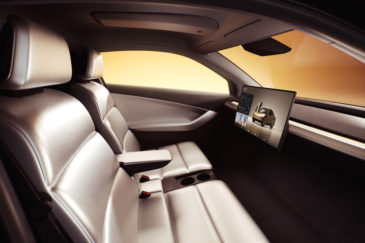 Tesla Robotaxi interior