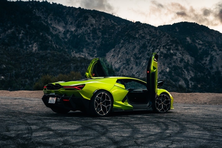 2025 Lamborghini Revuelto with doors up