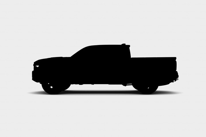 2024 Toyota Tacoma short cab teaser profile