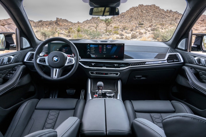2024 BMW X5 M interior and dashboard