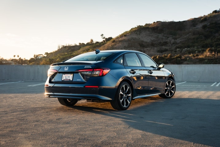 2025 Honda Civic Hybrid rear 3/4