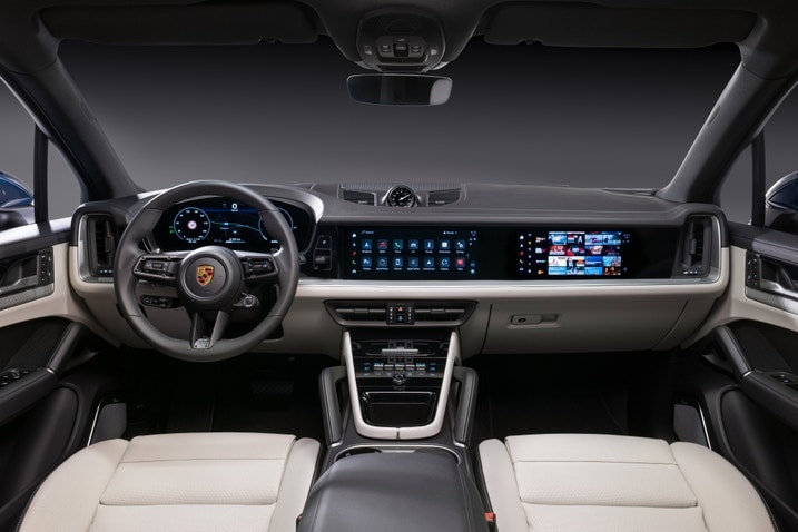 2024 Porsche Cayenne front interior