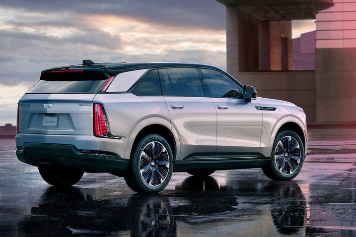 2025 Cadillac Escalade IQ rear three-quarter