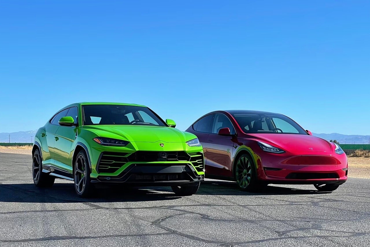 Tesla Model Y vs. Lamborghini Urus