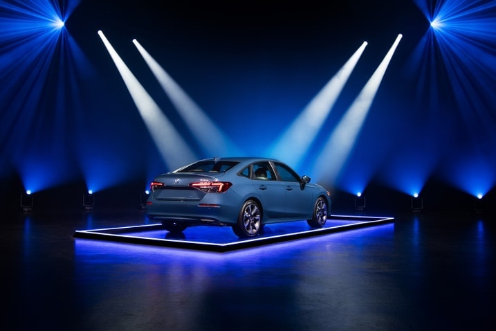 2025 Honda Civic Hybrid rear 3/4