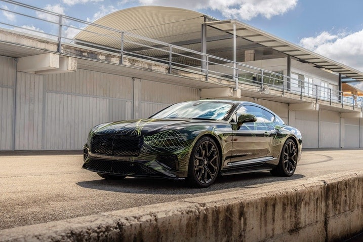 2025 Bentley Continental GT Speed prototype front 3/4