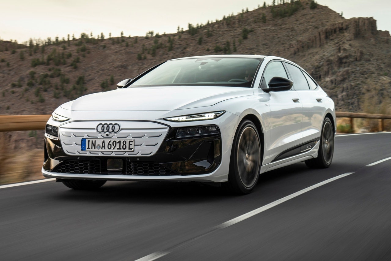 2025 Audi A6 e-tron front 3/4
