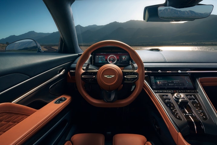 2024 Aston Martin DB12 steering wheel