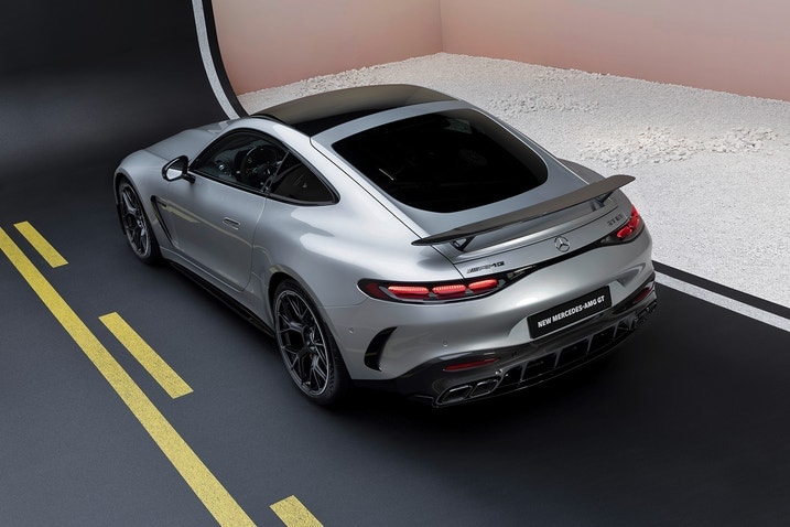 2024 Mercedes-Benz AMG GT Coupe rear three-quarter view