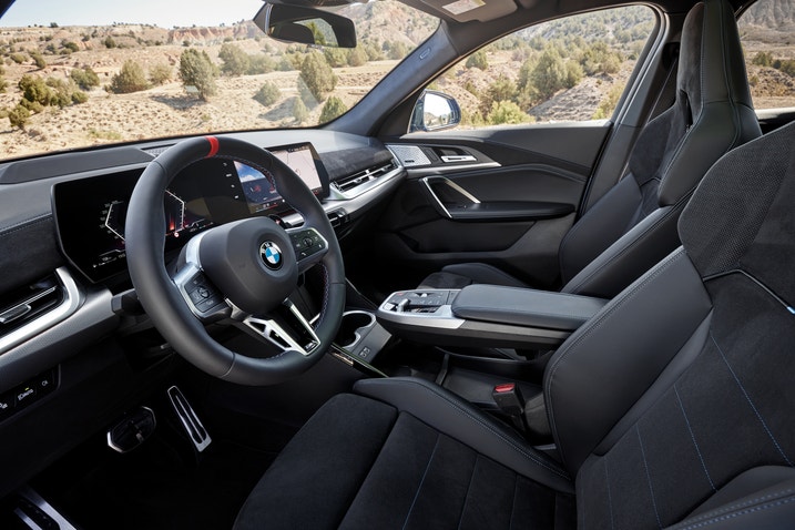2024 BMW X2 interior driver's side