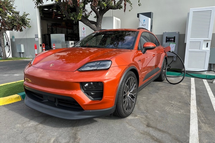 2024 Porsche Macan EV charging