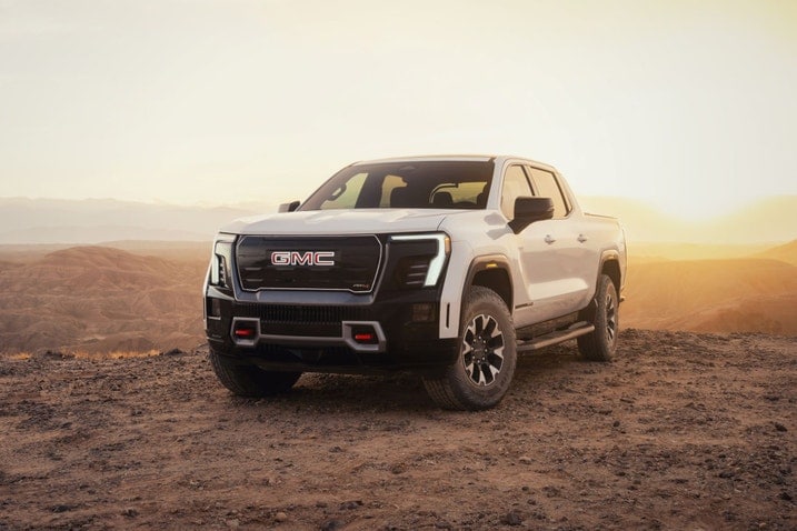 2026 GMC Sierra EV front 3/4