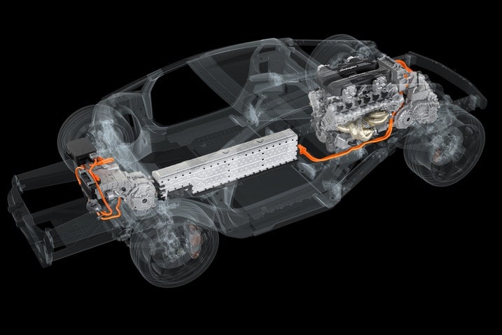 Lamborghini LB744 Overhead Engine