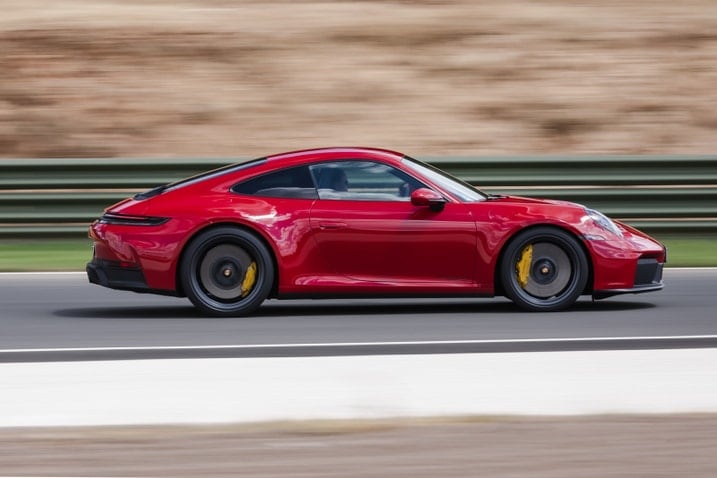 2025 Porsche 911 GTS action profile