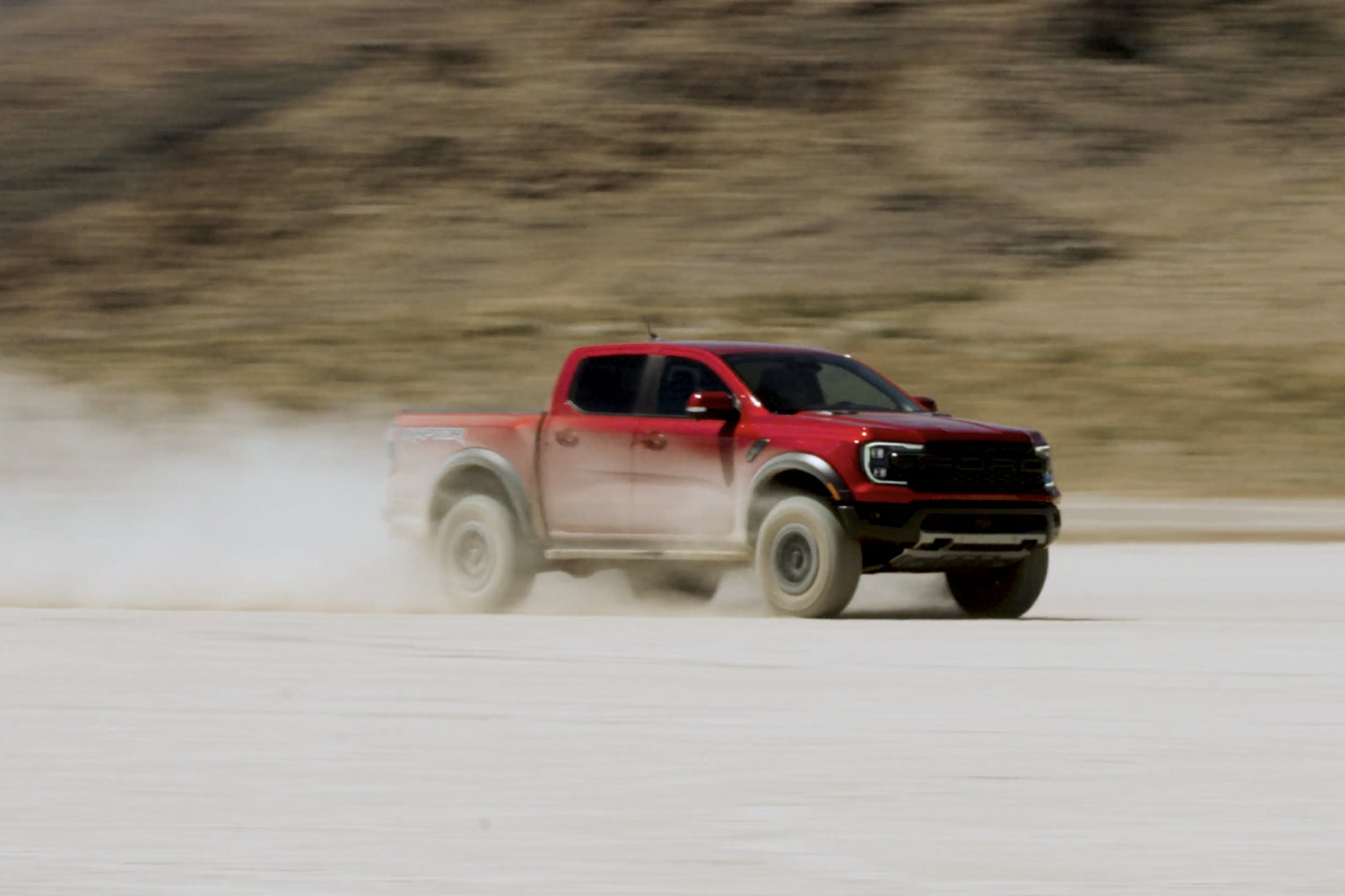 2024 Ford Ranger Raptor driving