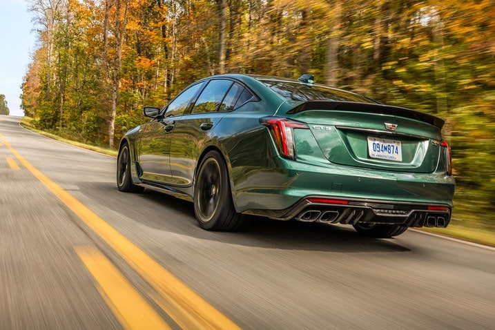 2025 Cadillac CT5-V Blackwing rear, driving