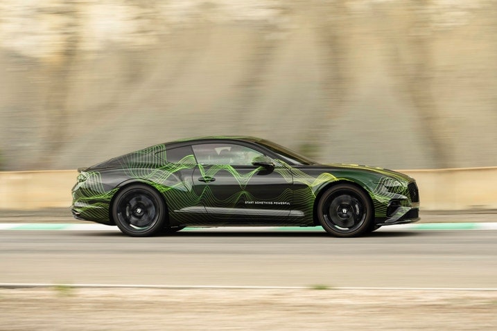 2025 Bentley Continental GT Speed prototype driving