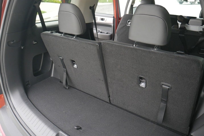 2025 Hyundai Santa Fe rear seats