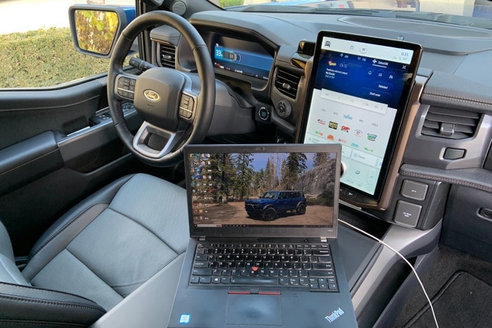 2022 Ford F-150 Lightning interior